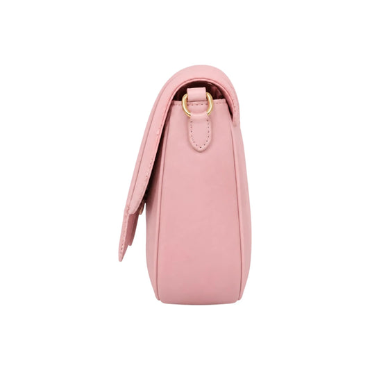 Zerina Women’s Crossbody Bag – Pink Elegant Chain Detail