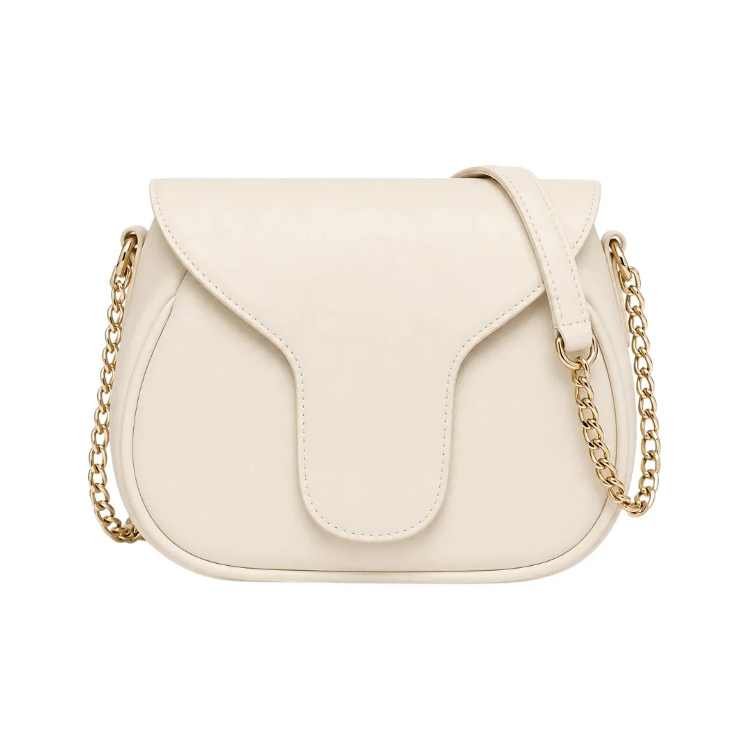 Zerina Women’s Crossbody Bag – Ivory Elegant Faux Leather