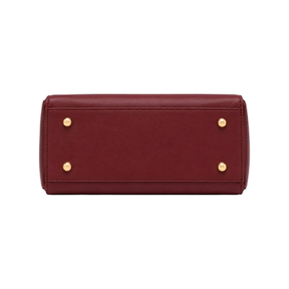 Zerina Women’s Crossbody Bag – Burgundy Faux Leather Bag