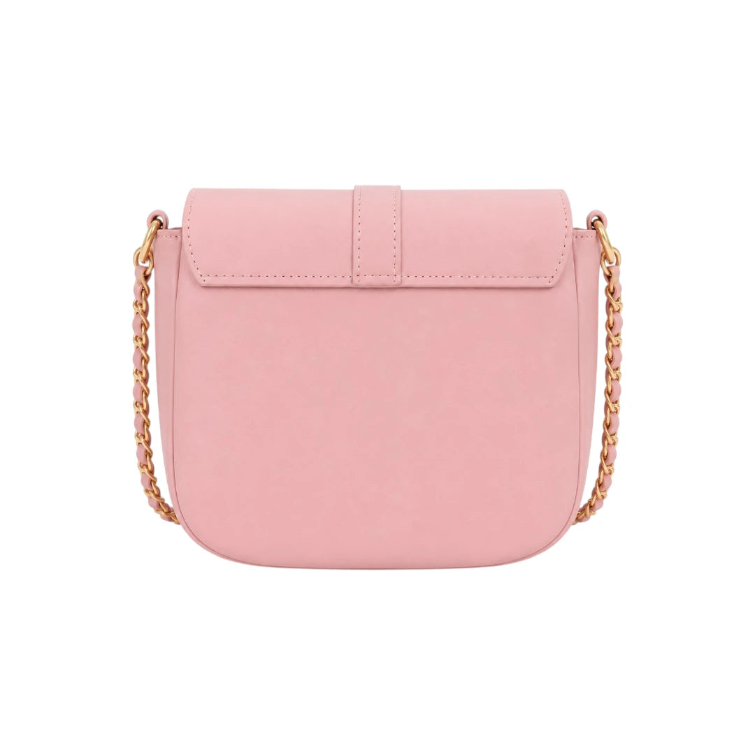 Zerina Women’s Crossbody Bag – Pink Elegant Chain Detail