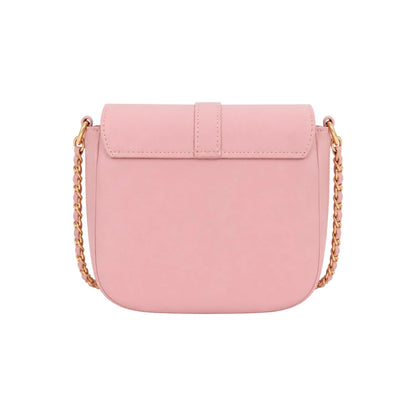 Zerina Women’s Crossbody Bag – Pink Elegant Chain Detail